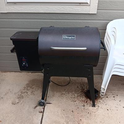 KingChii ELECTRIC WOOD PELLET GRILL AND SMOKER