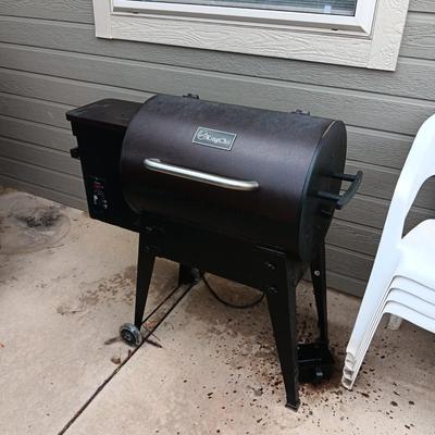 KingChii ELECTRIC WOOD PELLET GRILL AND SMOKER