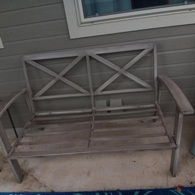 METAL PATIO LOVESEAT