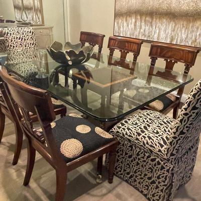 Mahogany Dining Pedestal Table