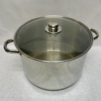 16 Qt Stainless Steel Stockpot with Lid