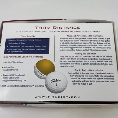 Four Boxes New Golf Balls - Titleist & TPro, Srixon, TD