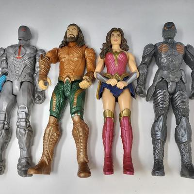 11"-12" Action Figures Wonder Woman, Batman, Superman & More