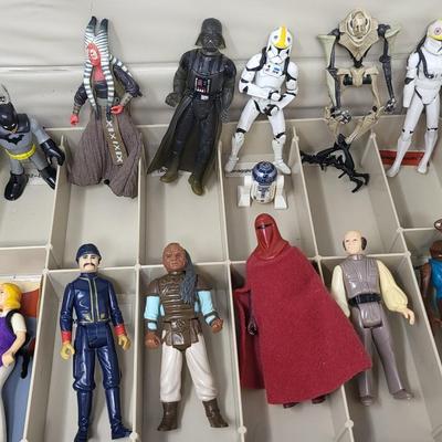 1970's-2000's Star Wars Figures, Cases