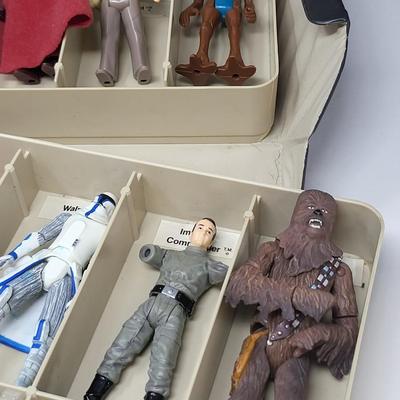 1970's-2000's Star Wars Figures, Cases