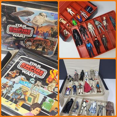 1970's-2000's Star Wars Figures, Cases