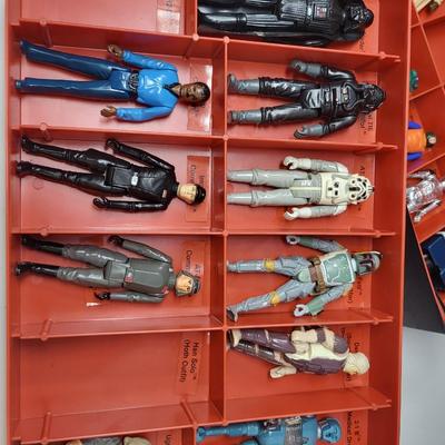1970's-2000's Star Wars Figures, Cases