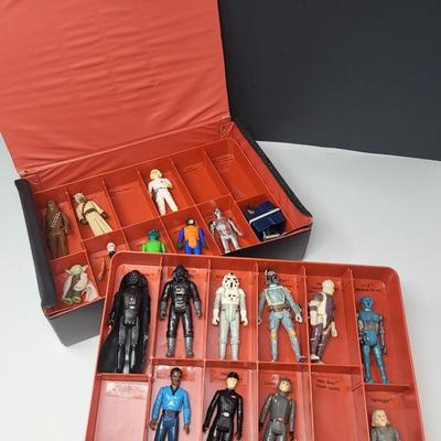 1970's-2000's Star Wars Figures, Cases