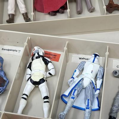 1970's-2000's Star Wars Figures, Cases
