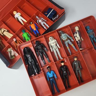 1970's-2000's Star Wars Figures, Cases