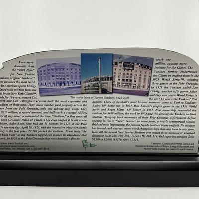 741 Homefields, Inc. 3-D Yankee Stadium in LED Stand