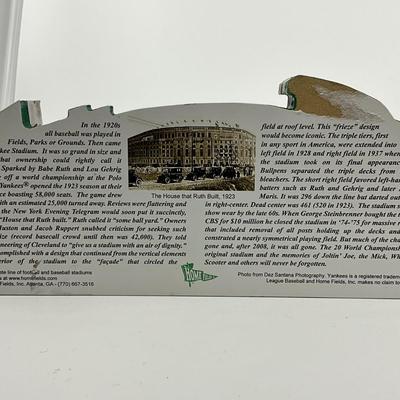 742 Pair of Homefields, Inc. Yankee Stadiums