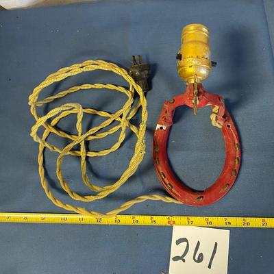 Vintage Horse Shoe Wall Light