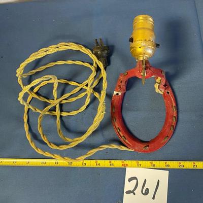 Vintage Horse Shoe Wall Light