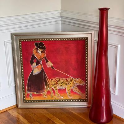 Wall Art and Floor Vase