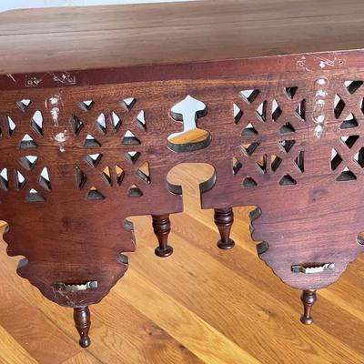 Antique Ornate Wooden Wall Shelf