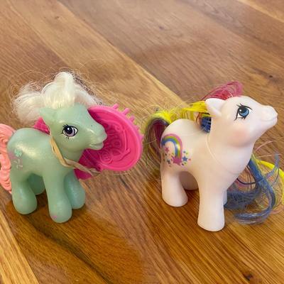 2 Vintage My Little Pony Toys