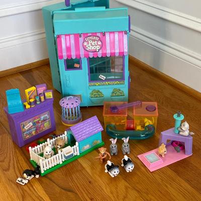 Lot of Vintage Littlest Pet Shop Toys