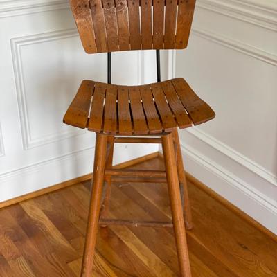 Vintage Wooden Tall Stool/Chair