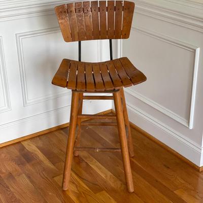 Vintage Wooden Tall Stool/Chair
