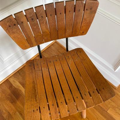 Vintage Wooden Tall Stool/Chair