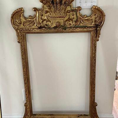 Hand-Painted Seashell Themed Frame