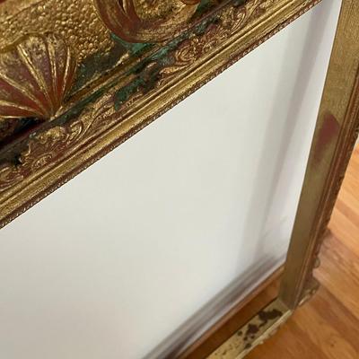 Hand-Painted Seashell Themed Frame