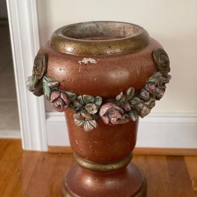 Decorative Indoor Planter Hand-Painted by Owner