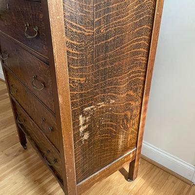 Antique Dresser with Mirror