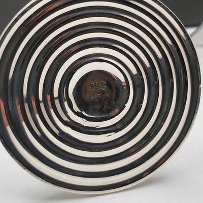 Empire Sterling Silver Weighted Candle Holder Pair