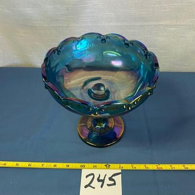 Carnival Glass Fruit Bowl