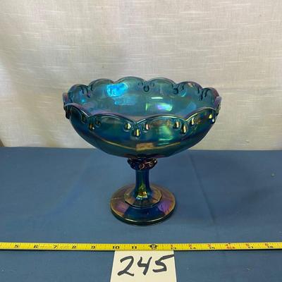 Carnival Glass Fruit Bowl