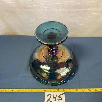 Carnival Glass Fruit Bowl