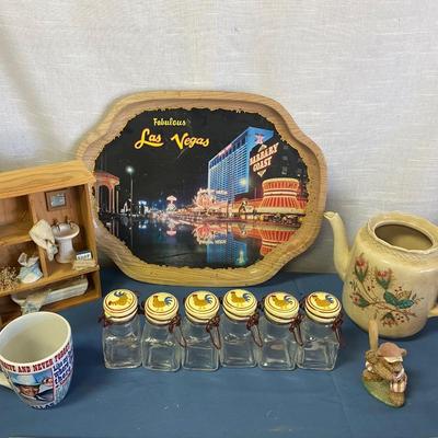 Vintage Las Vegas Tray and More