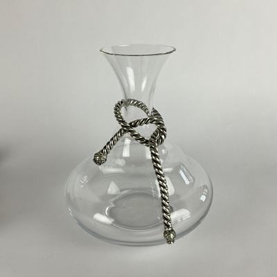 676 Wine Decanter w/ Monogrammed Wine Bottle Kit