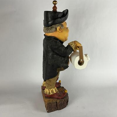 680 Vintage Leprechaun Toilet Paper Holder