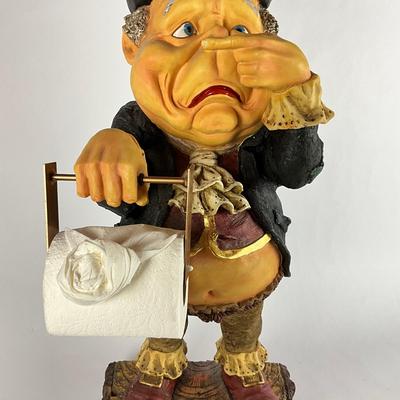 680 Vintage Leprechaun Toilet Paper Holder