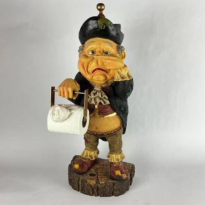 680 Vintage Leprechaun Toilet Paper Holder