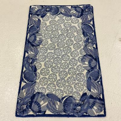 686 C Company Blue & White Rug