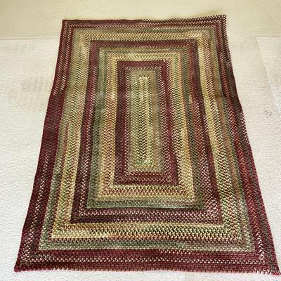 687 New Large Capel Braided Rug 6' x 4'