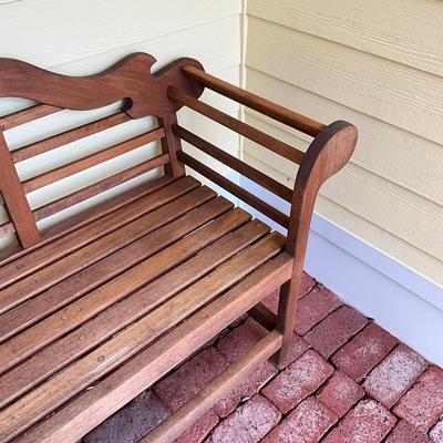 692 Teak Decorative Bench