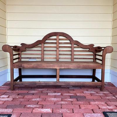 692 Teak Decorative Bench