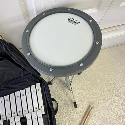 696 New w/ Case Pearl Precussion Snare Drum & Xylophone Kit