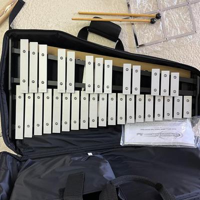 696 New w/ Case Pearl Precussion Snare Drum & Xylophone Kit