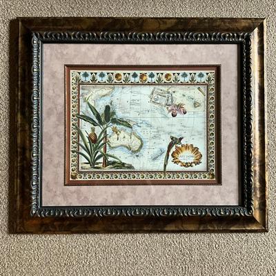 698 East Indies Framed Print