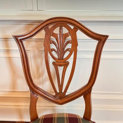 700 Large Cherry Walter of Wabash Dining Room Table w/ Ten Chairs