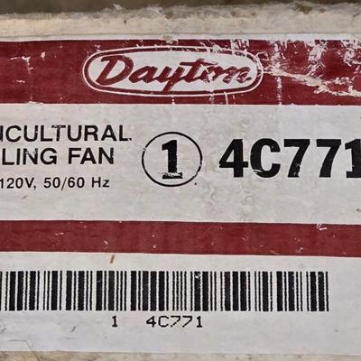 New in the Box Dayton Agricultural Fan