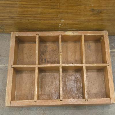 Vintage Wood SPORTSMAN Tackle Box by J. W. Gilson