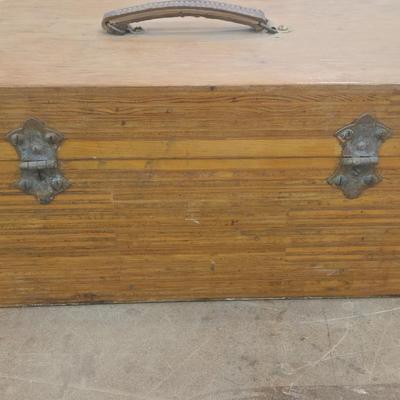 Vintage Wood SPORTSMAN Tackle Box by J. W. Gilson