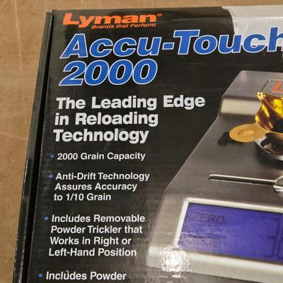 New in the Box Lyman Accu-Touch 2000 Reloading Scale